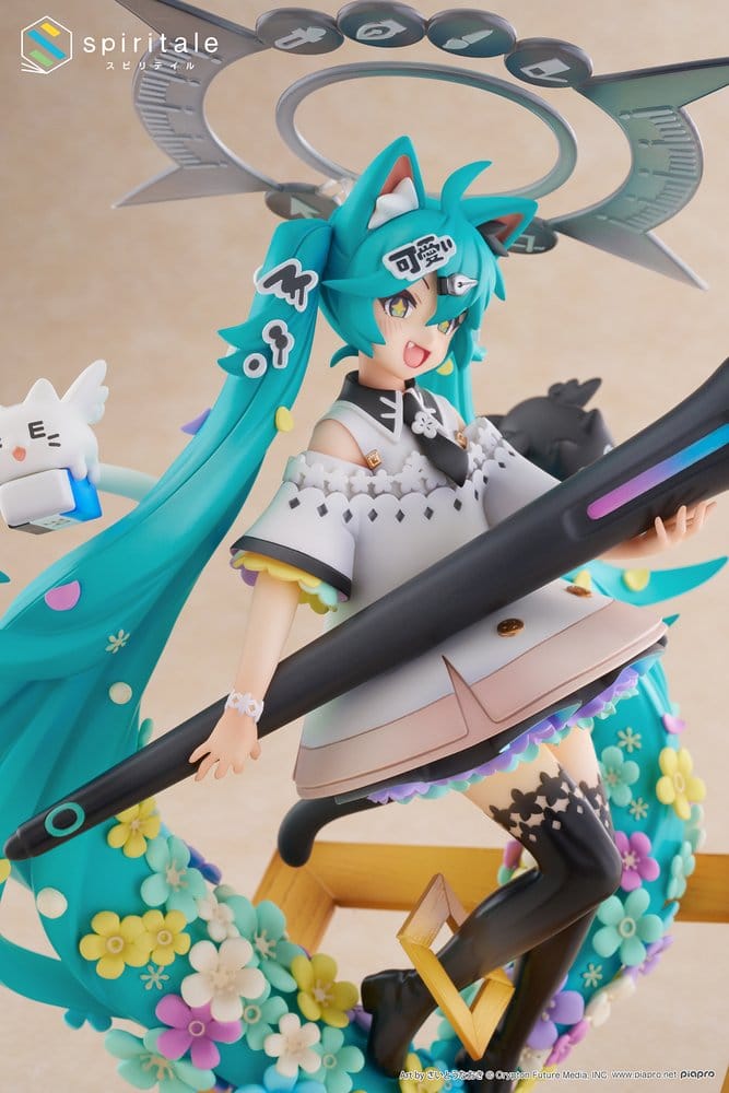Hatsune Miku x Naoki Saito PVC Statue 1/7 My Figure Making! The Painter Ver. 34 cm