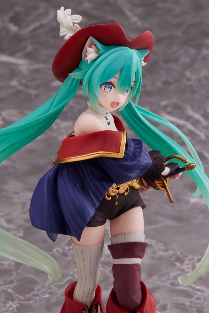 Hatsune Miku PVC Statue Hatsune Miku Wonderland Puss in Boots 18 cm
