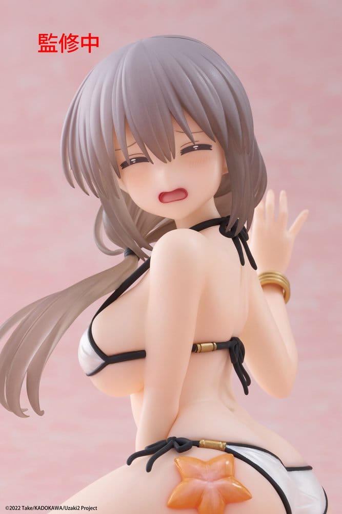 Uzaki-chan Wants to Hang Out! PVC Statue Desktop Cute Figure Tsuki Uzaki (Swimwear Ver.) 13 cm