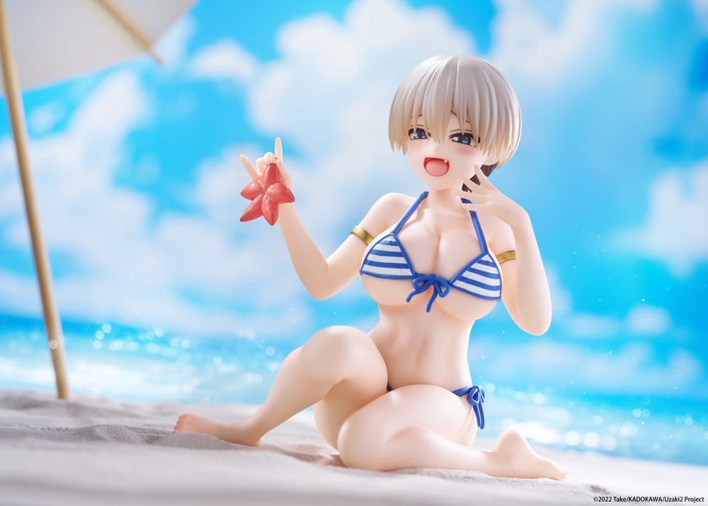 Uzaki-chan Wants to Hang Out! Desktop Cute PVC Figure Hana Uzaki (Swim wear Ver.) 13 cm