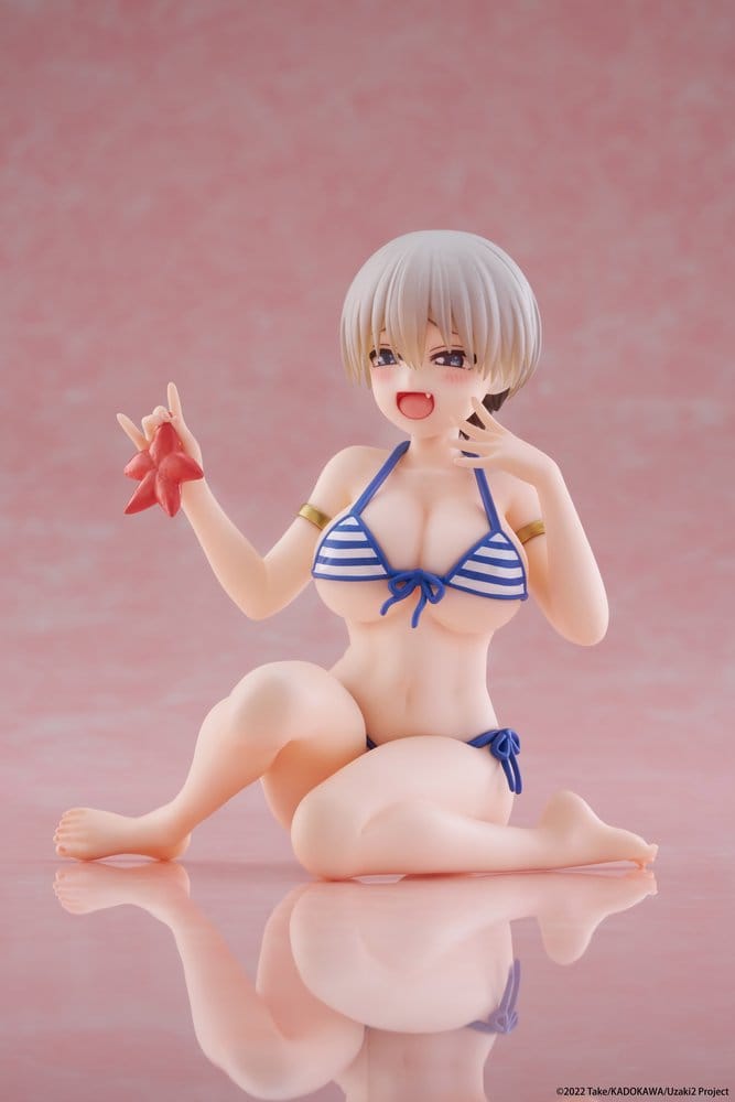 Uzaki-chan Wants to Hang Out! Desktop Cute PVC Figure Hana Uzaki (Swim wear Ver.) 13 cm
