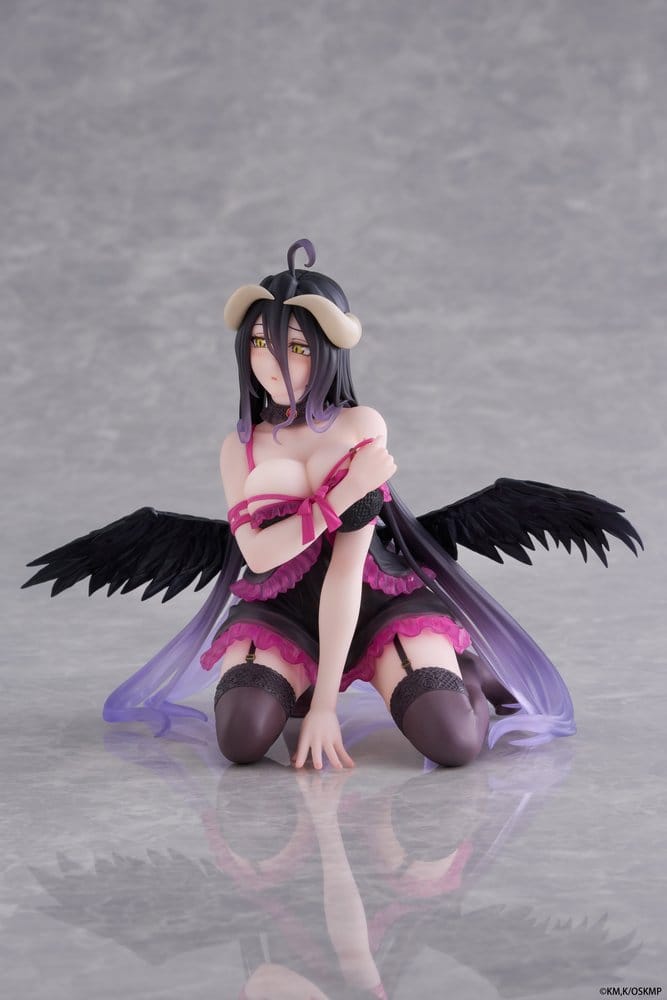 Overlord Desktop Cute PVC Figure Albedo (Negligee ver.) 13 cm