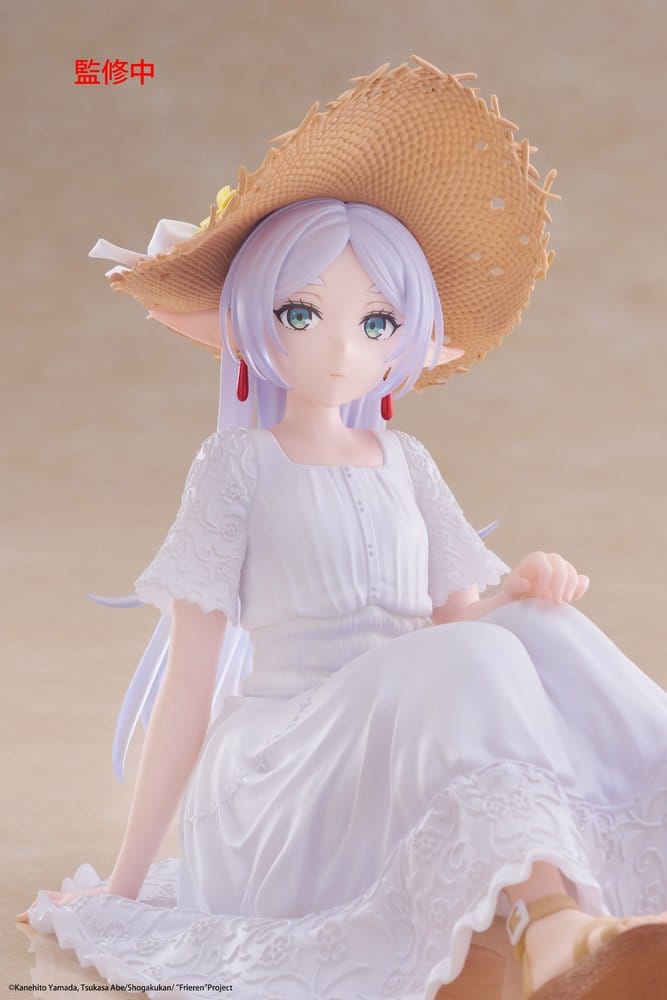 Frieren: Beyond Journey's End PVC Statue Desktop Cute Figure Frieren Summer Dress Ver. 13 cm