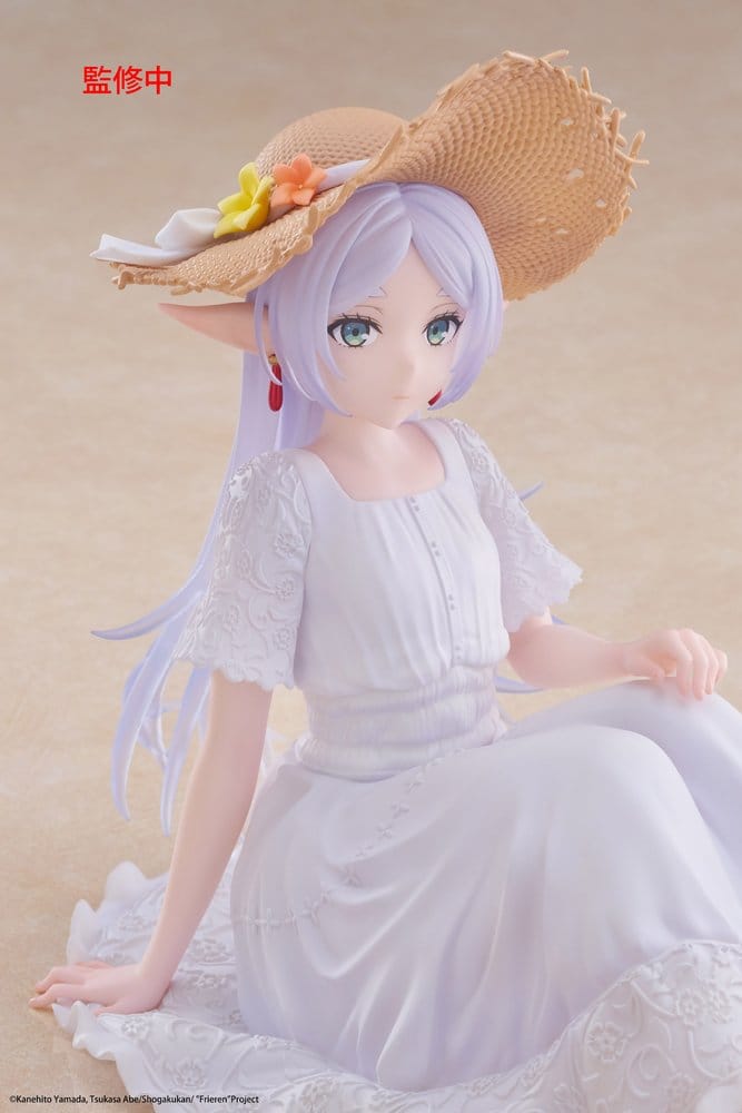 Frieren: Beyond Journey's End PVC Statue Desktop Cute Figure Frieren Summer Dress Ver. 13 cm