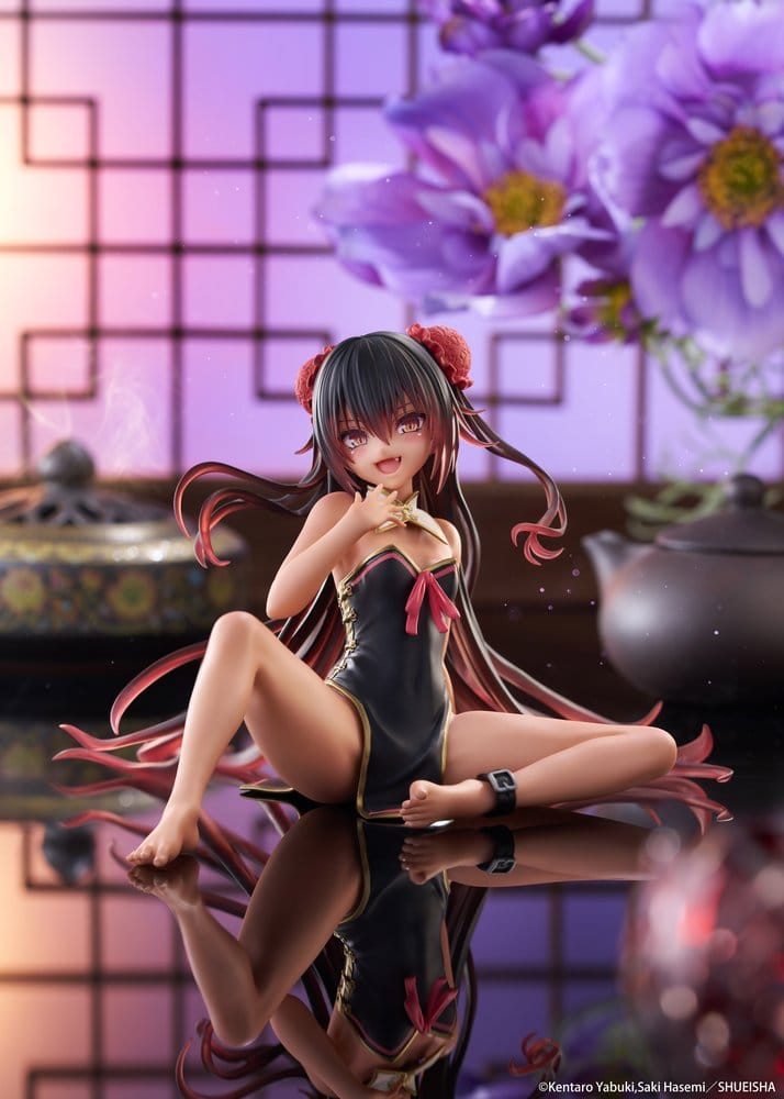 To Love-Ru Darkness Desktop Cute PVC Figure Nemesis (Chinese Dress Ver.) 13 cm