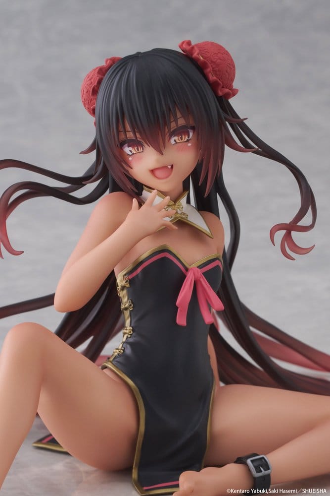 To Love-Ru Darkness Desktop Cute PVC Figure Nemesis (Chinese Dress Ver.) 13 cm
