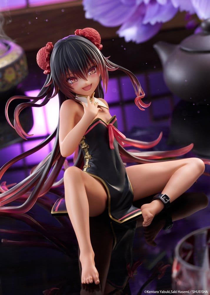 To Love-Ru Darkness Desktop Cute PVC Figure Nemesis (Chinese Dress Ver.) 13 cm