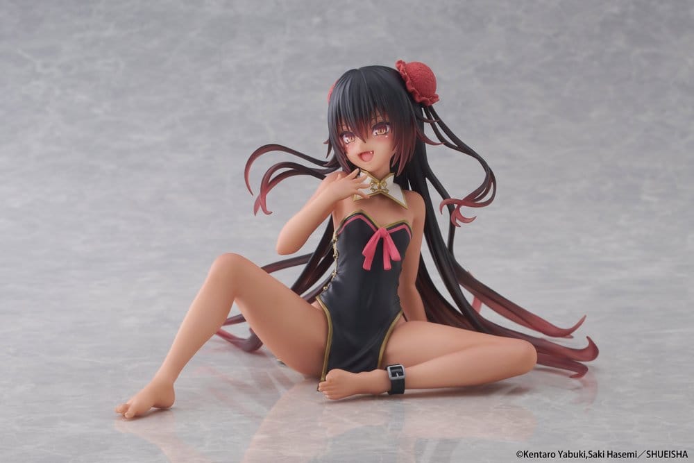 To Love-Ru Darkness Desktop Cute PVC Figure Nemesis (Chinese Dress Ver.) 13 cm