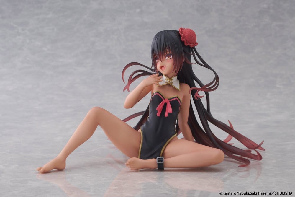 To Love-Ru Darkness Desktop Cute PVC Figure Nemesis (Chinese Dress Ver.) 13 cm