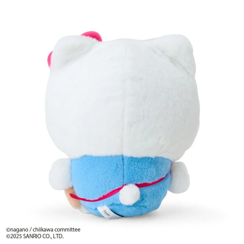 [Pre-order] "Chiikawa x Sanrio " Chiikawa Plush Toy - Chiikawa x Hello Kitty