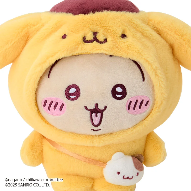 [Pre-order] "Chiikawa x Sanrio " Chiikawa Plush Toy - Usagi x Pompompurin