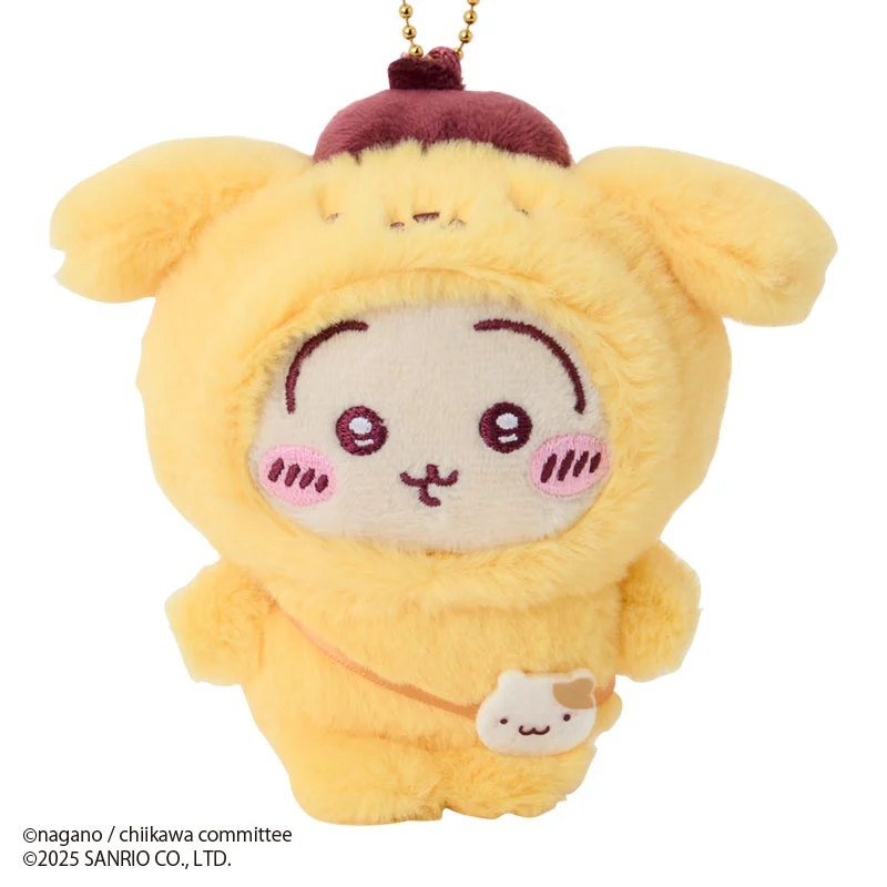 [Pre-order] "Chiikawa x Sanrio " Chiikawa Mascot Plush - Usagi x Pompompurin