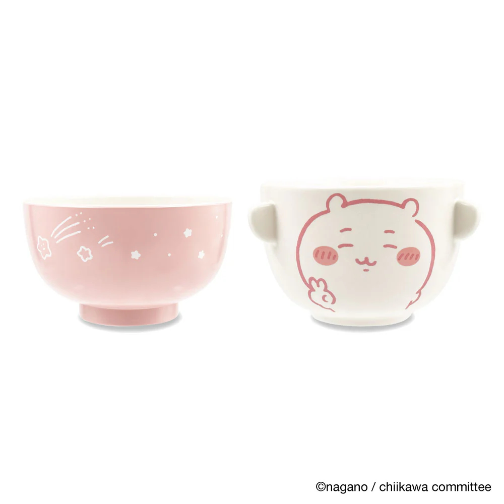 [Pre-order] "Chiikawa" Soup Bowl and Rice Bowl Set 2 - Chiikawa