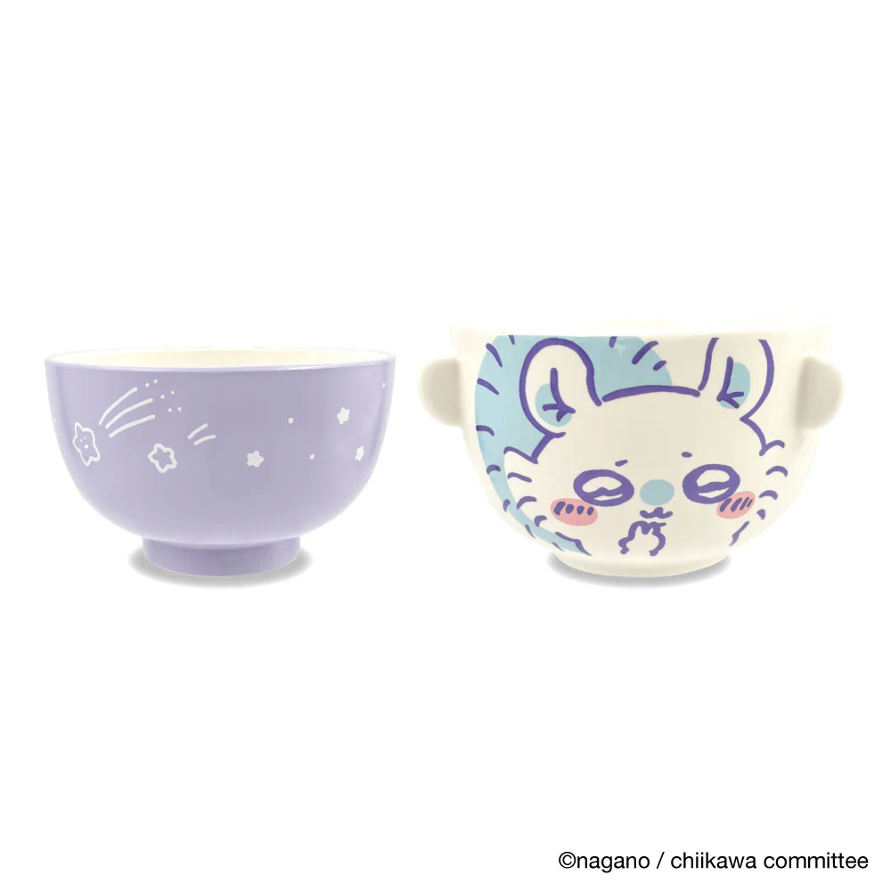 [Pre-order] "Chiikawa" Soup Bowl and Rice Bowl Set 2 - Momonga