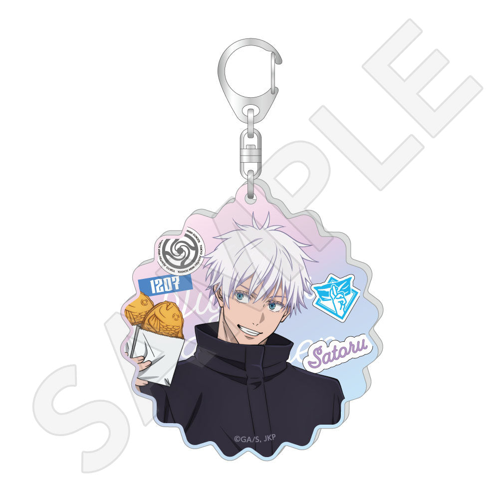 [Pre-order] "Jujutsu Kaisen" Anime 5th Anniversary x GIGO Colloration 2026 ver. - Aurora Acrylic Keychain - Satoru Gojo