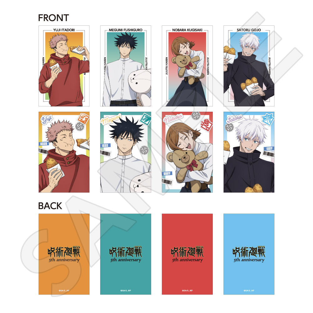 [Pre-order] "Jujutsu Kaisen" Anime 5th Anniversary x GIGO Colloration 2026 ver. - Trading Hologram Mini Photo Card