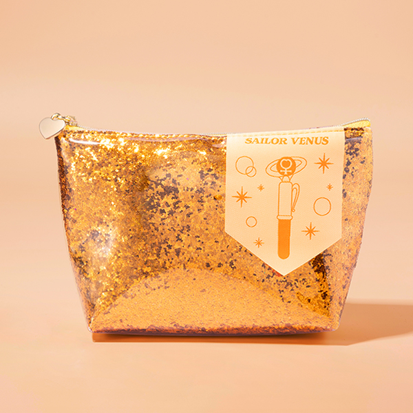 [Pre-order] "Pretty Guardian Sailor Moon" Official Store Original Glitter Pouch - Sailor Venus
