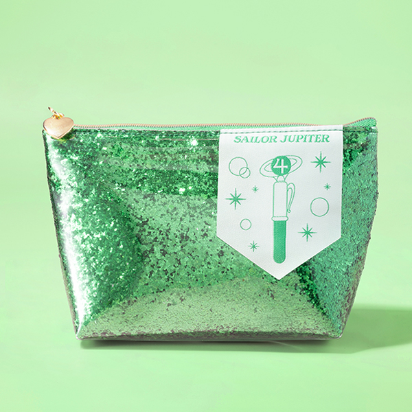 [Pre-order] "Pretty Guardian Sailor Moon" Official Store Original Glitter Pouch - Sailor Jupiter