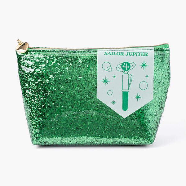 [Pre-order] "Pretty Guardian Sailor Moon" Official Store Original Glitter Pouch - Sailor Jupiter