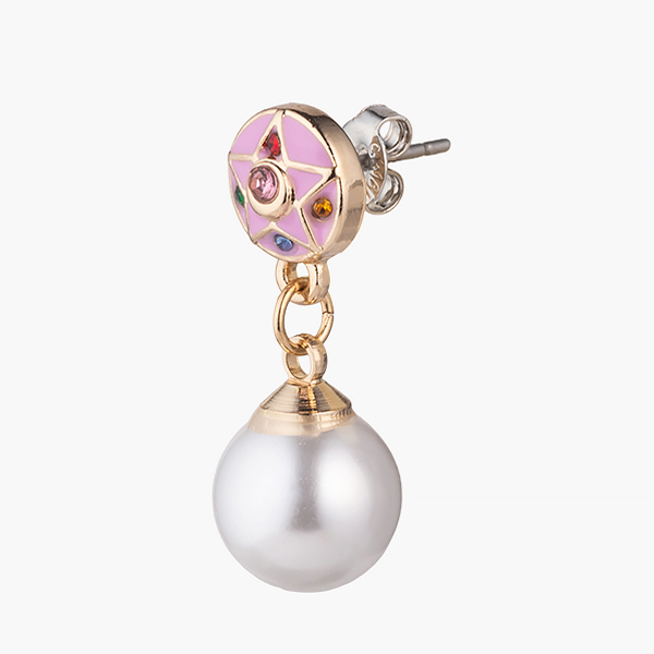 [Pre-order] "Pretty Guardian Sailor Moon" Official Store Original Pearl Earrings - Crystal Star Compact