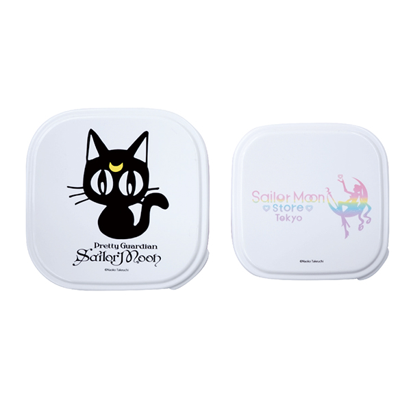 [Pre-order] "Pretty Guardian Sailor Moon" Official Store - Lunch Series 2-Piece Sealable Container Set: Luna & Store Logo