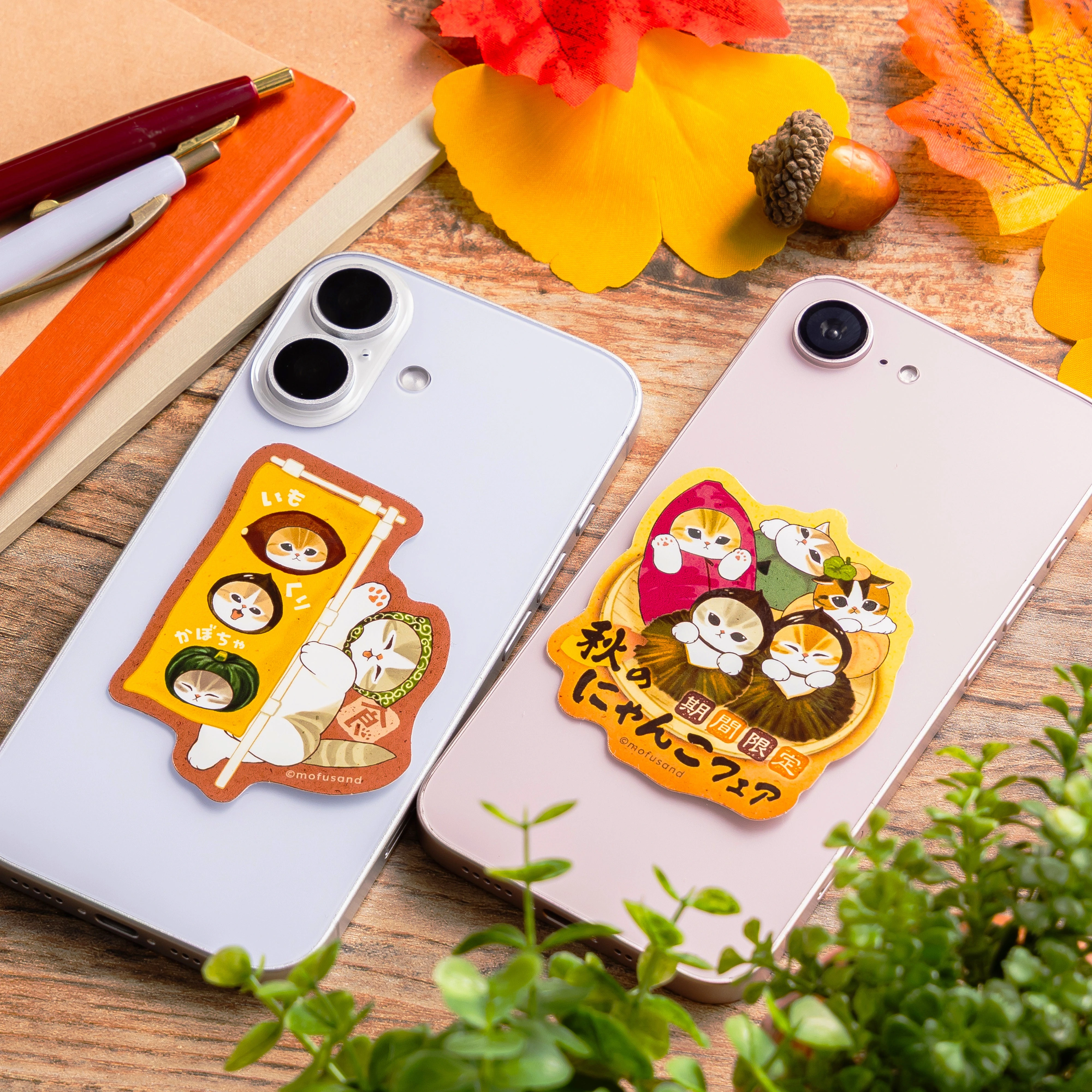 [Pre-order] mofusand Stickers sized to fit on smartphones