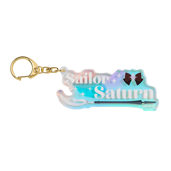 [Pre-order] "Pretty Guardian Sailor Moon" Official Store - Name Acrylic Keychain (Sailor Saturn)
