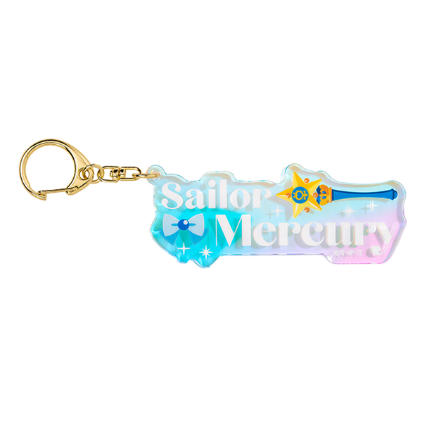 [Pre-order] "Pretty Guardian Sailor Moon" Official Store - Name Acrylic Keychain (Sailor Mercury)
