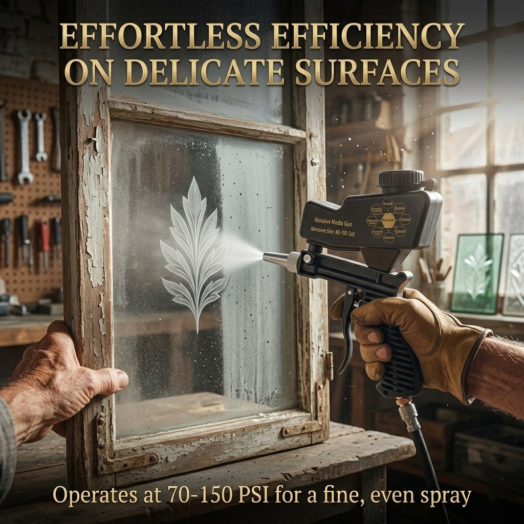 Heavy Duty Sand Blaster Gun For Rust And Paint Removal