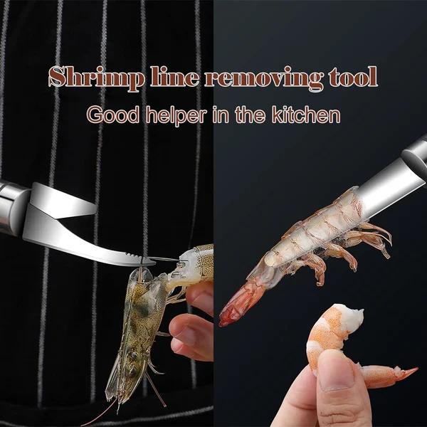 Fish Deboner Tool 2Pcs Shrimp Deveiner Tool And Peeler, Shrimp