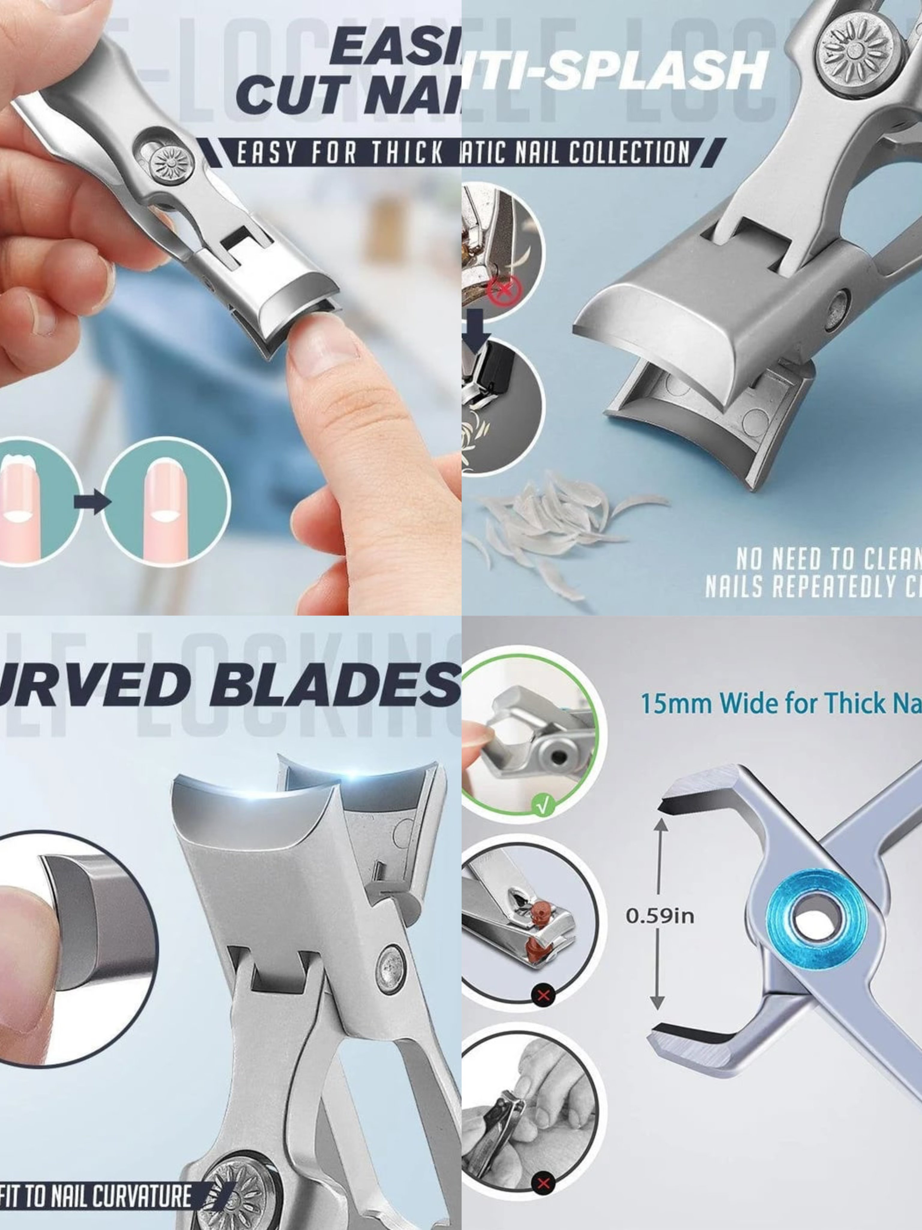 🔥BUY 2 GET 1 FREE🔥- Ultra Sharp Stainless Steel Nail Clippers