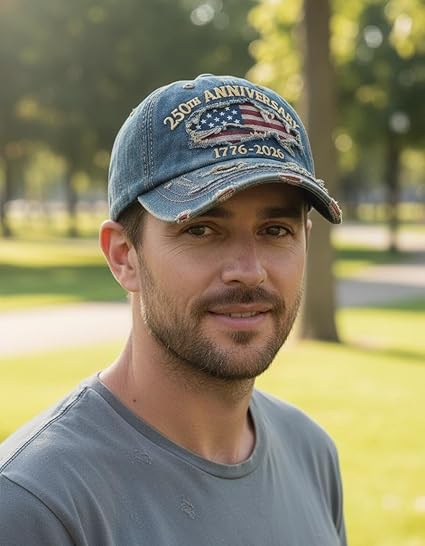 USA 250th Anniversary Eagle Hat – Patriotic Baseball Cap