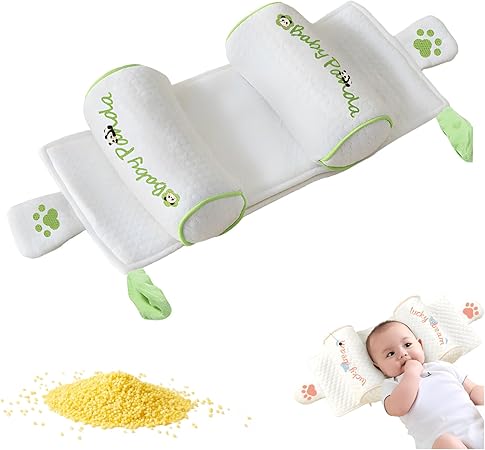 Baby Soft Cotton Breathable Head and Neck Support Shaping Pillow