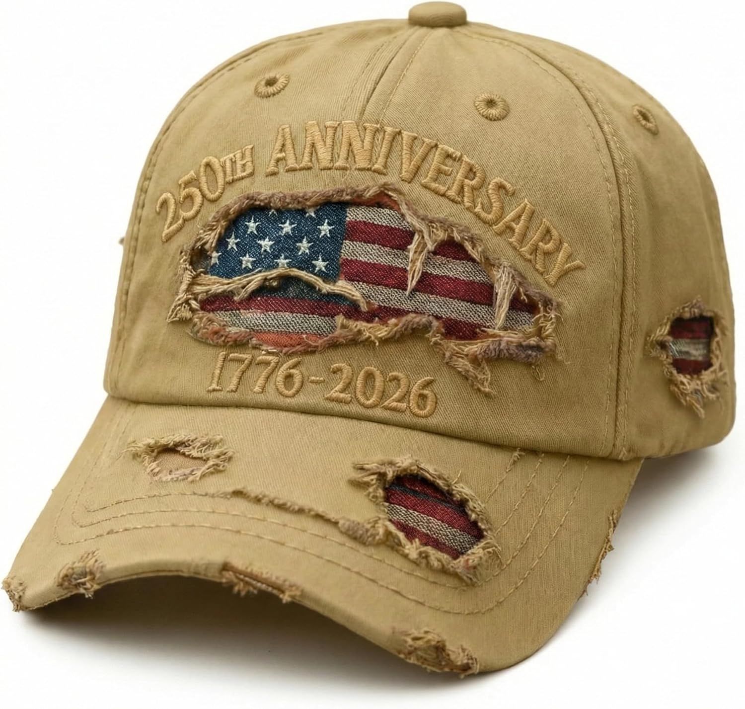 USA 250th Anniversary Eagle Hat – Patriotic Baseball Cap