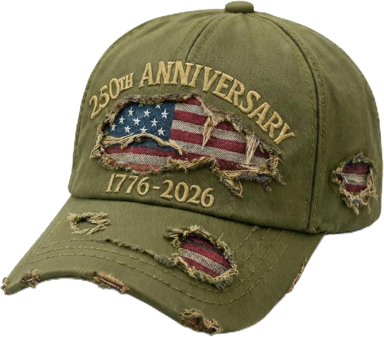 USA 250th Anniversary Eagle Hat – Patriotic Baseball Cap