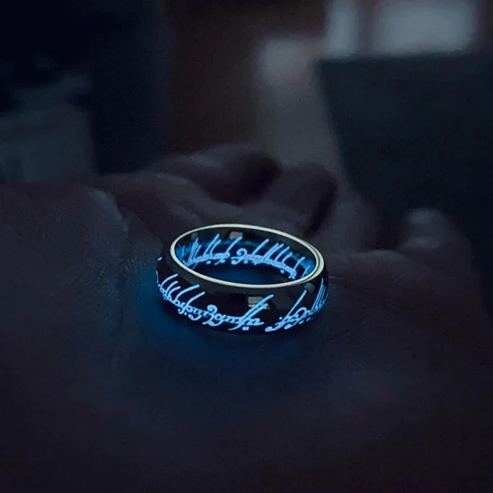 🎁GOOD GIFT FOR Her(or Him)🎁Elvish Ring Glow in the Dark