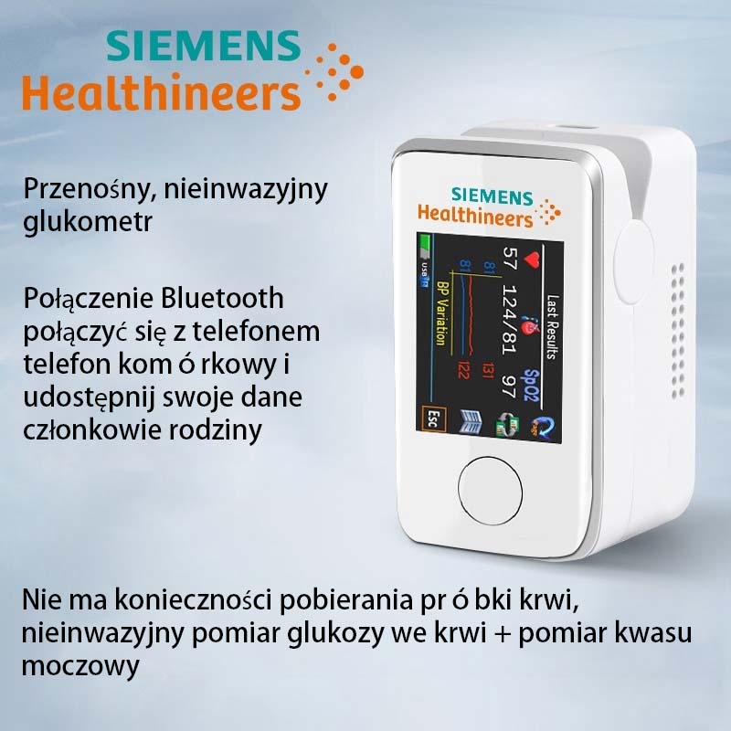 🔥 Ogromne obniżki cen na najgorętsze produkty 🔥😍 Bezinwazyjny, wielofunkcyjny glukometr Siemens😍