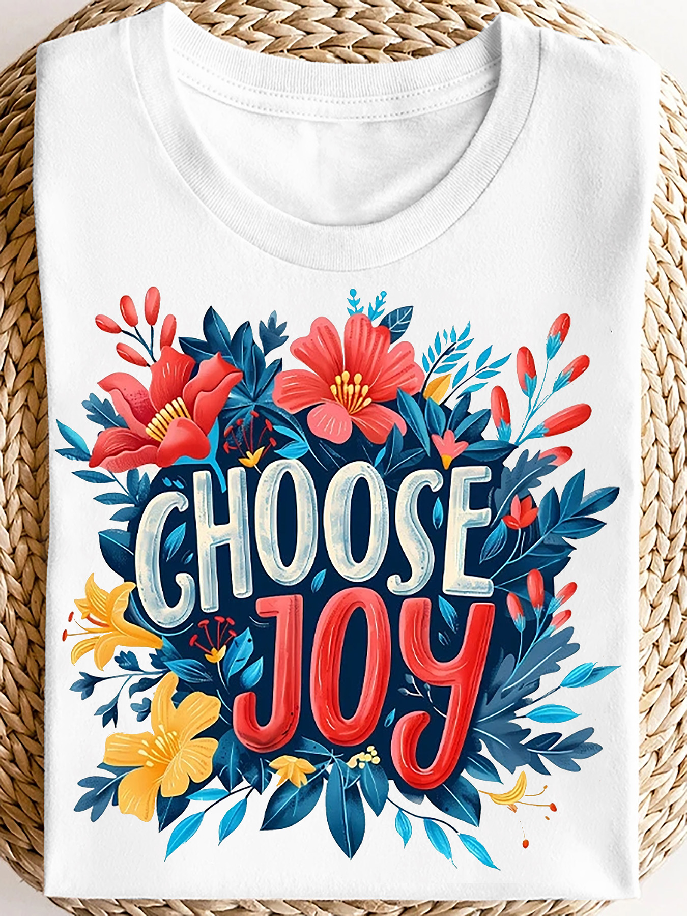 Choose Joy Printed Women's T-shirt