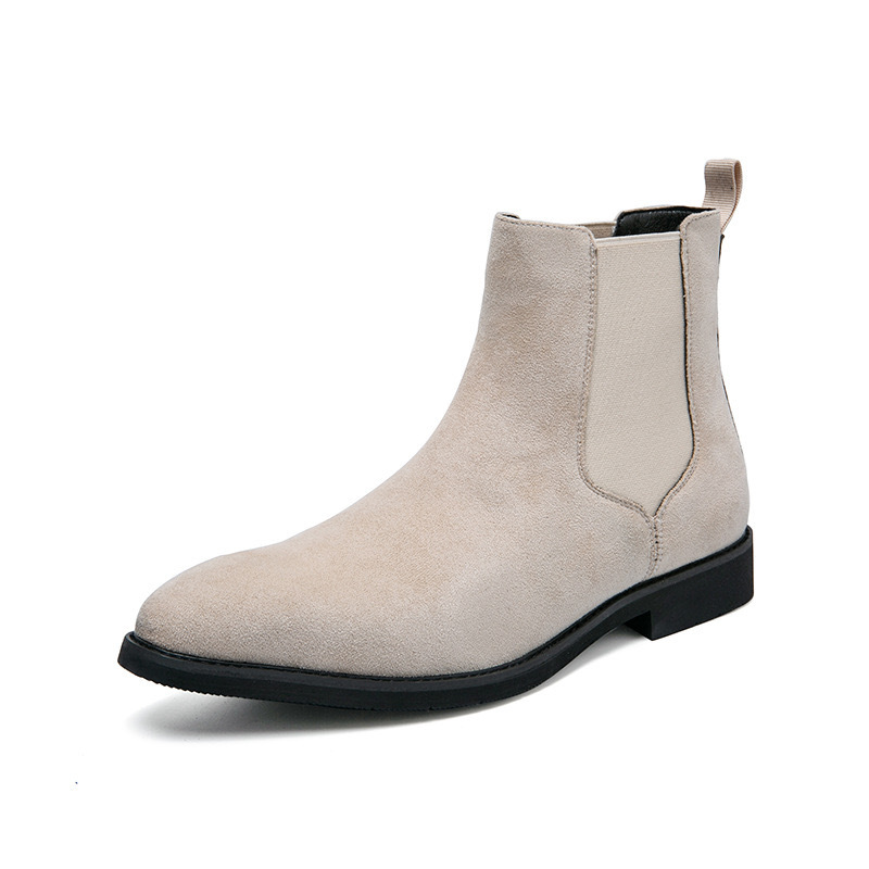 Fashion Casual All-match Suede Chelsea Boots