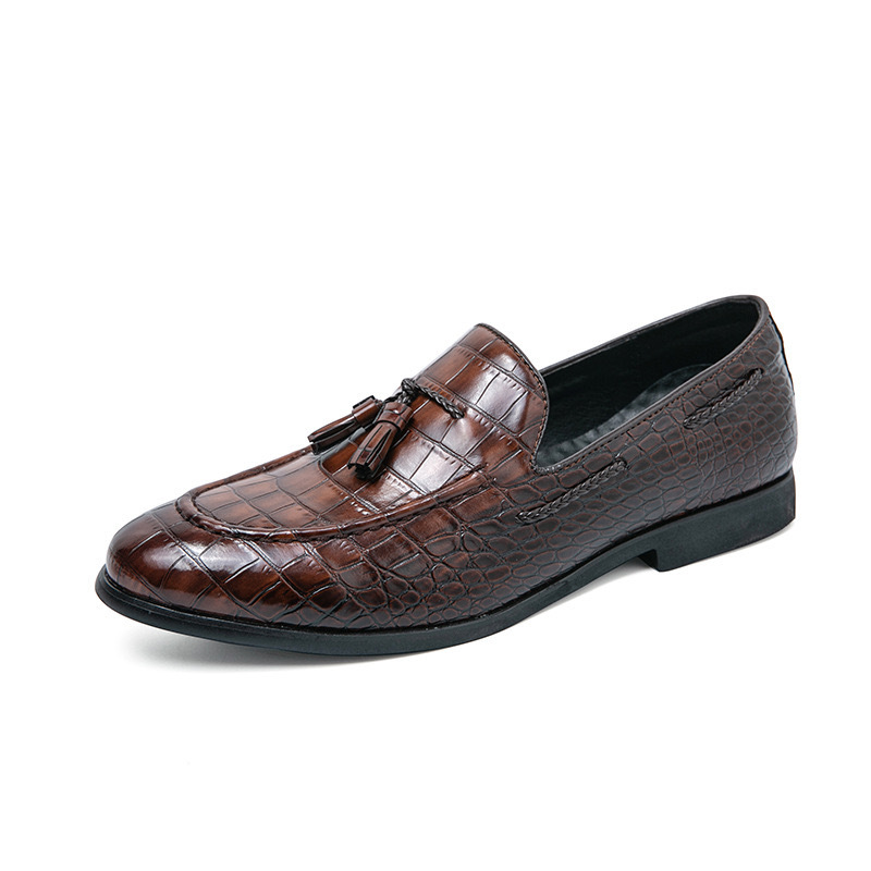 GUYSTEP™-fashion new men's brown tassel loafers