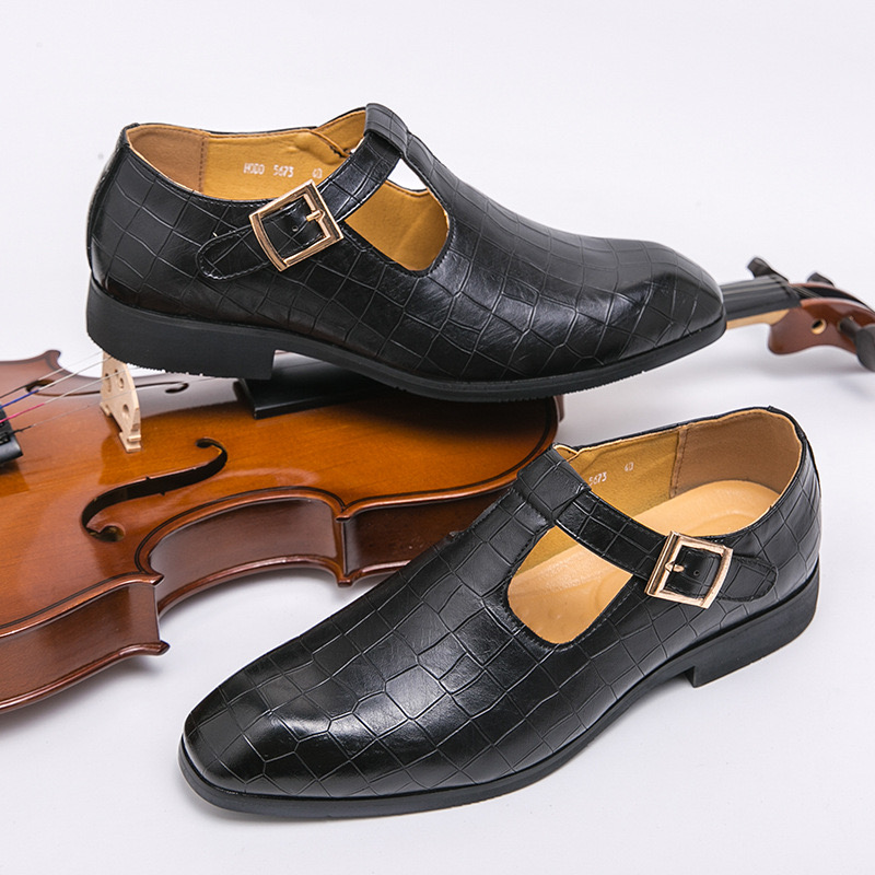 [Copy]GUYSTEP™-Dan Anthony Black Leather Sandals