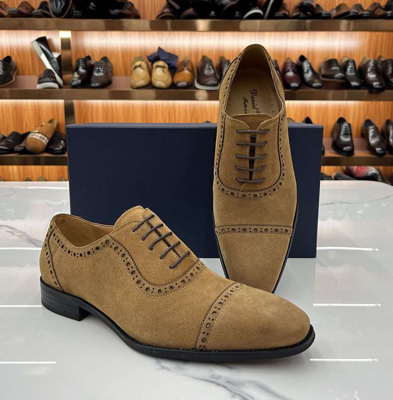 [Copy]2026 New Classic Design Men's Blue Leather Shoes