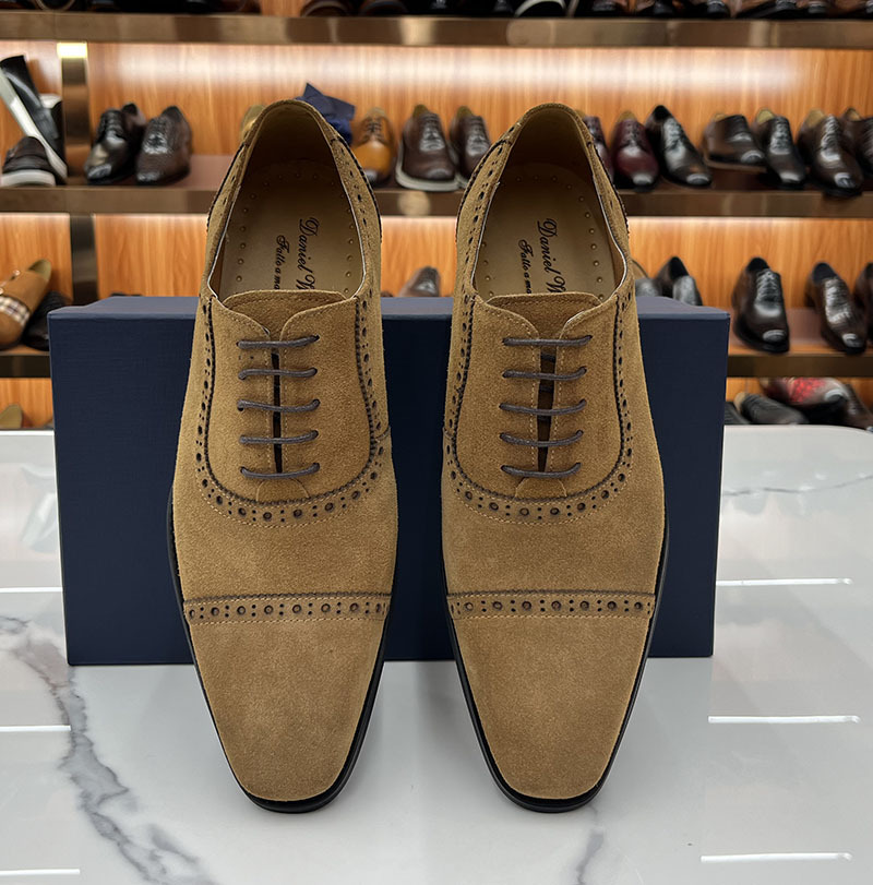 [Copy]2026 New Classic Design Men's Blue Leather Shoes