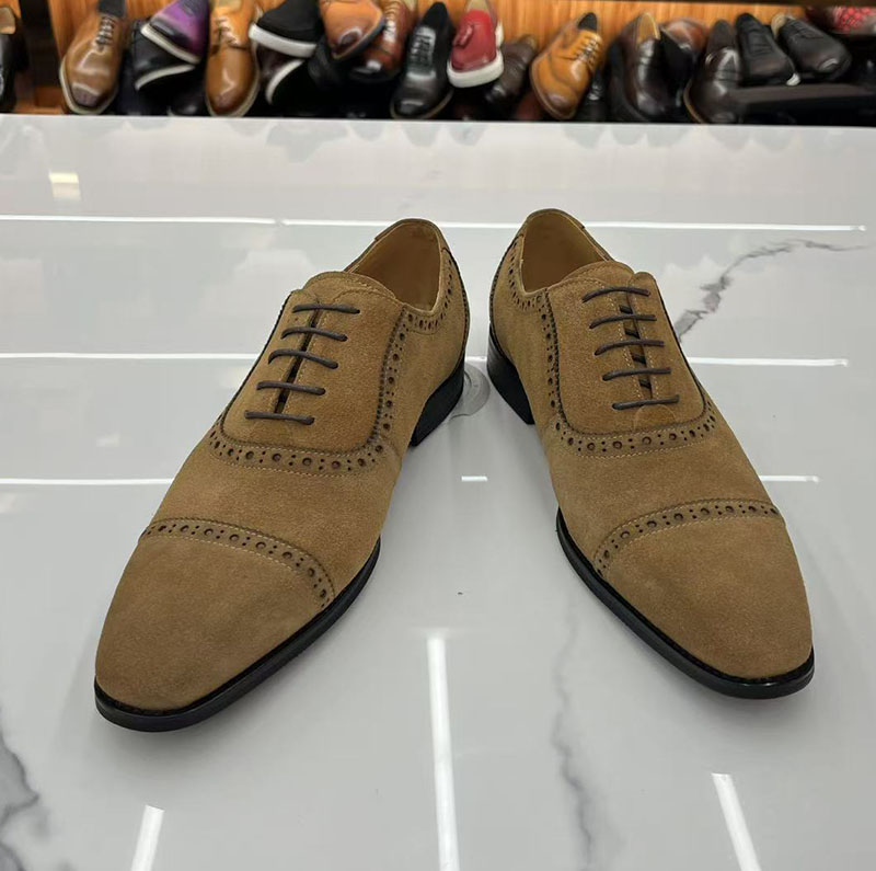 [Copy]2026 New Classic Design Men's Blue Leather Shoes