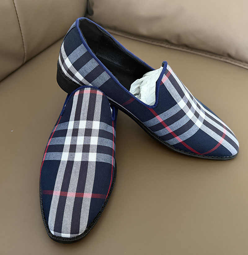 [Copy]Men’s Luxury Two-Tone Leather Brogue Oxford Shoes