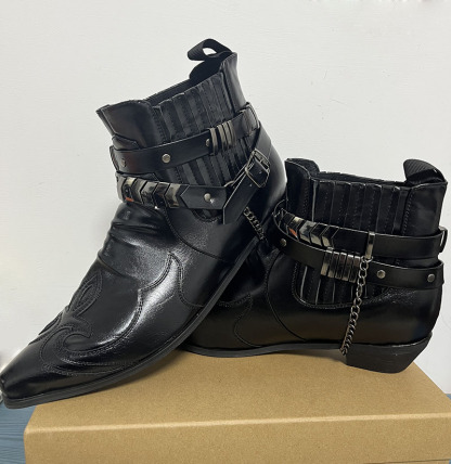Classic retro accessories pointed boots