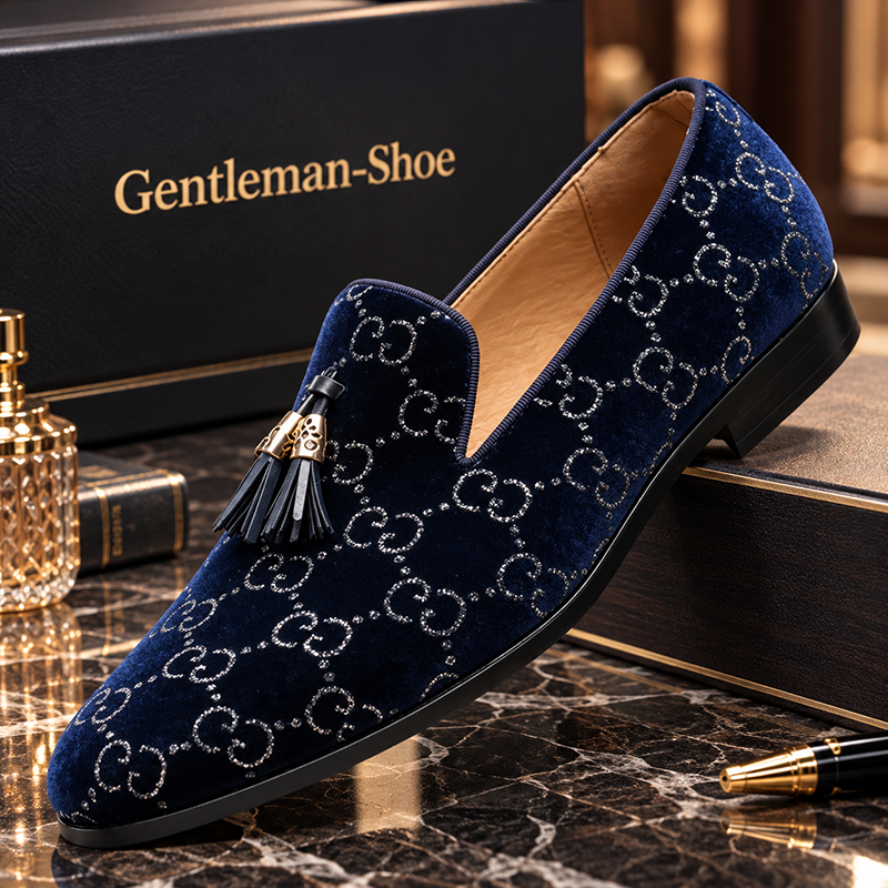GENTLEMAN™Fashionable fringe pattern design casual loafers