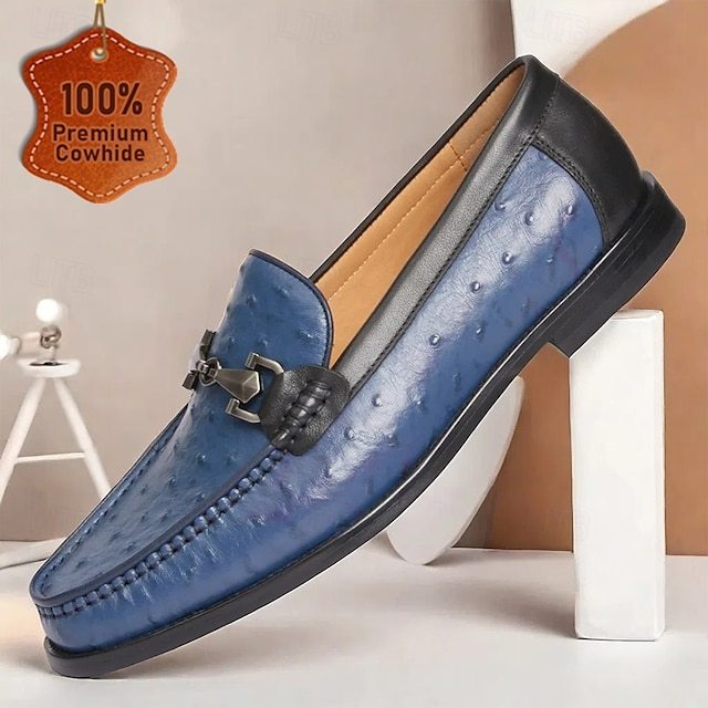 Men's high quality leather casual loafers