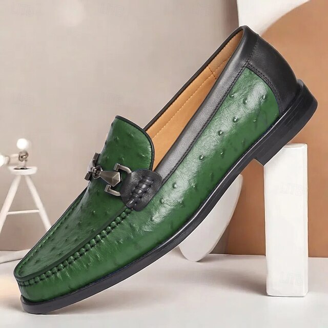 Men's high quality leather casual loafers