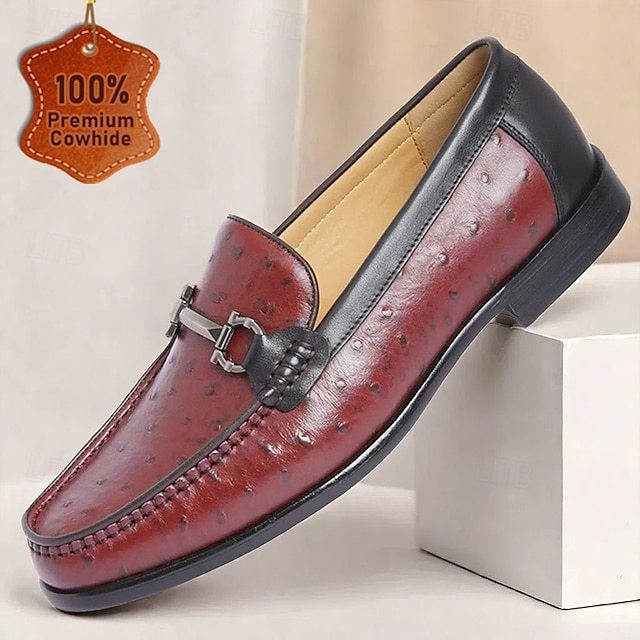 Men's high quality leather casual loafers